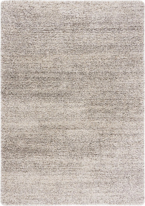 Denim Ivory, Grey Ombre Collection Plush Shag Rug - Image 1