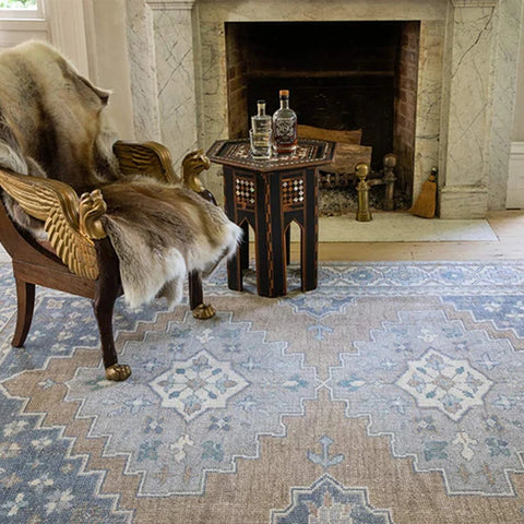 Distillerry Hand-Knotted Wool Rug - Image 1