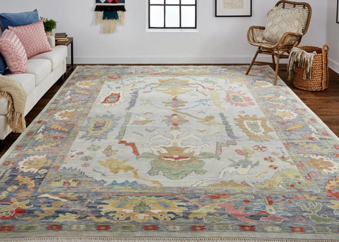 Karina Hand-Knotted Wool Rug - Image 1