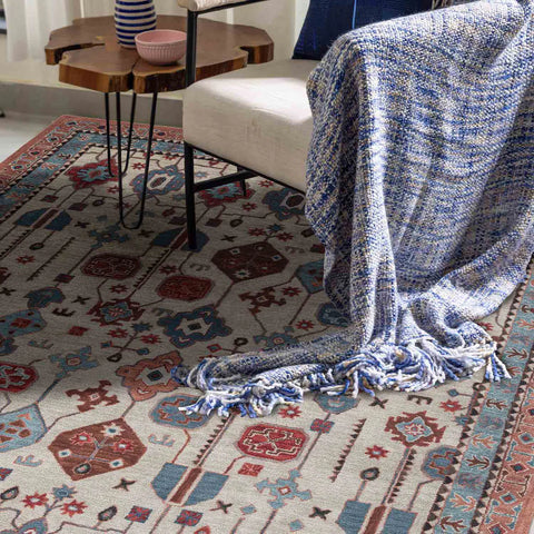 Rimaya Traditional Hand-Tufted Wool Rug - Image 1