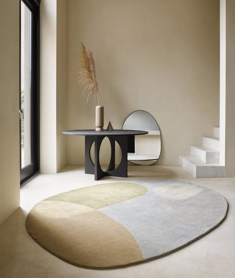 Spring Oval Hand-Tufted Wool Rug Oval Rug - Image 1