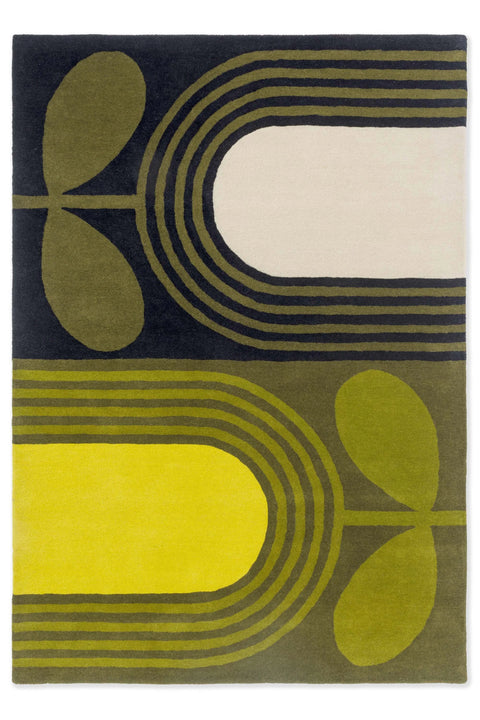 Tulip Seagrass Floral Hand-Tufted Wool Rug - Image 1