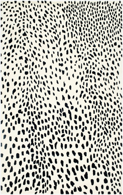 Zebra Modern Hand-Tufted Wool Rug - Image 1