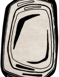 Abacus Irregular Hand-Tufted Wool Rug - Image 2