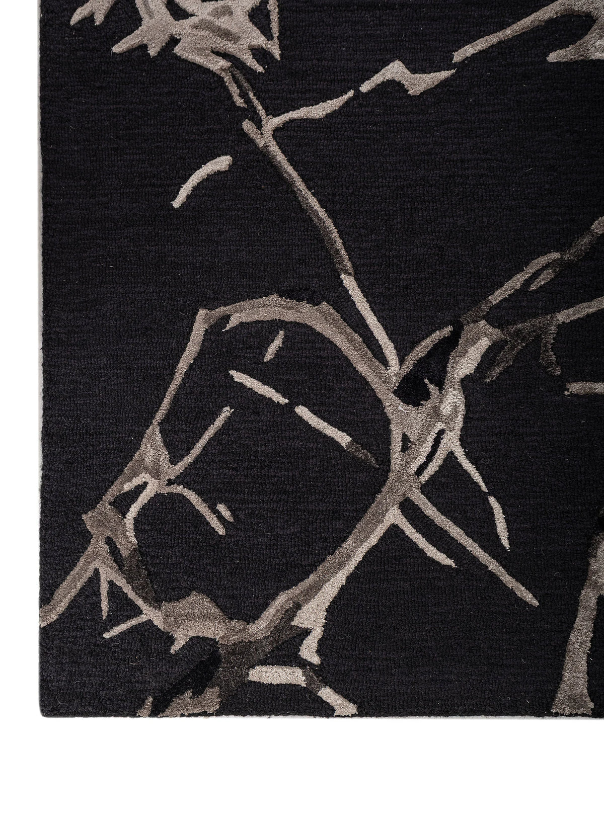 Amaasi Rug Viscose One-of-a-Kind Vintage Rug - Image 4