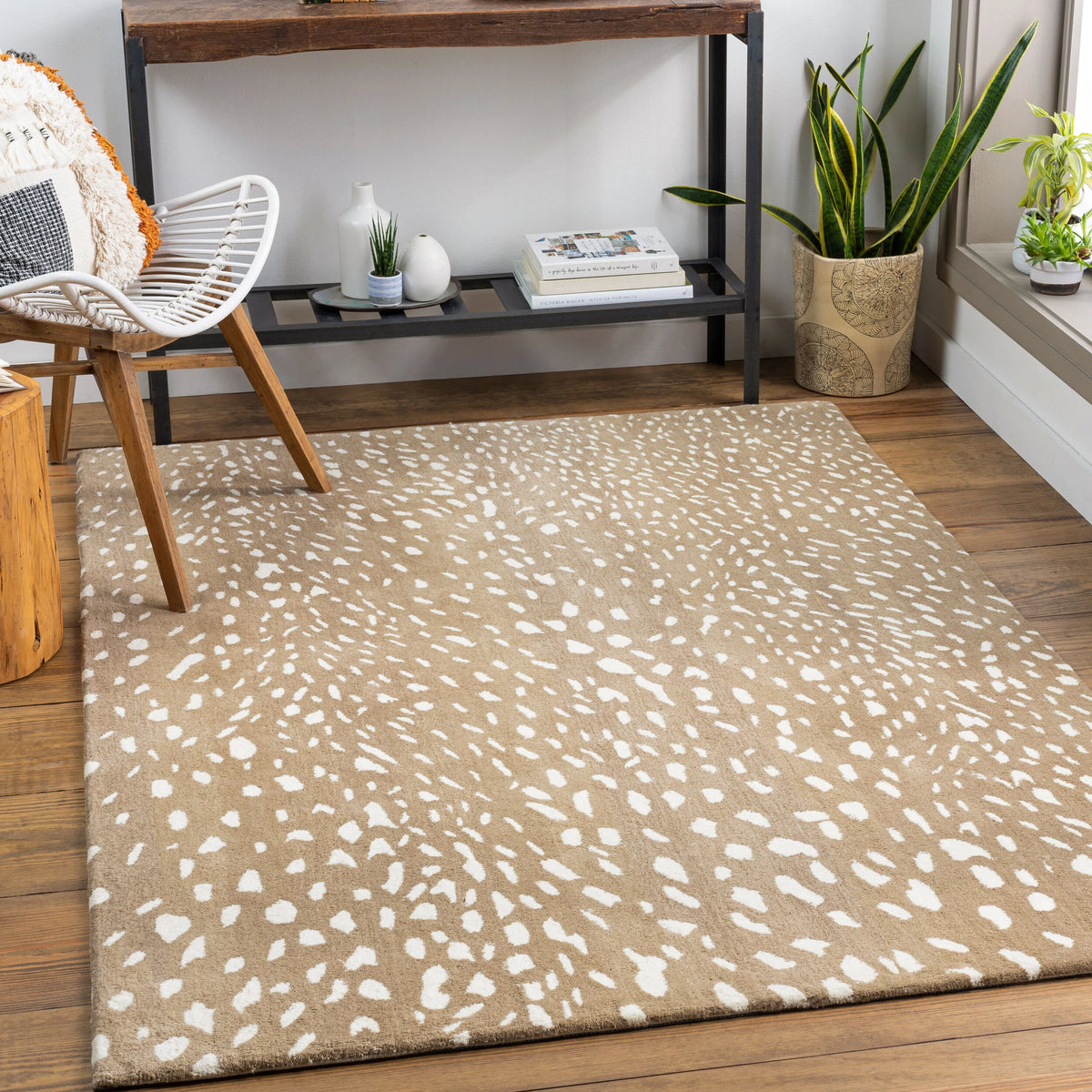 Athens Modern Hand-Tufted Wool Rug - Image 2