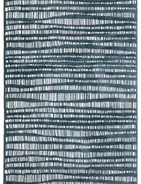 Atlas Blue Modern Plush Shag Rug - Image 1