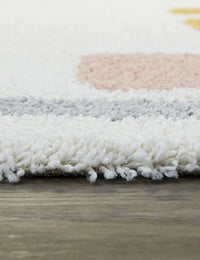 Atlas Ivory Modern Plush Shag Rug - Image 2