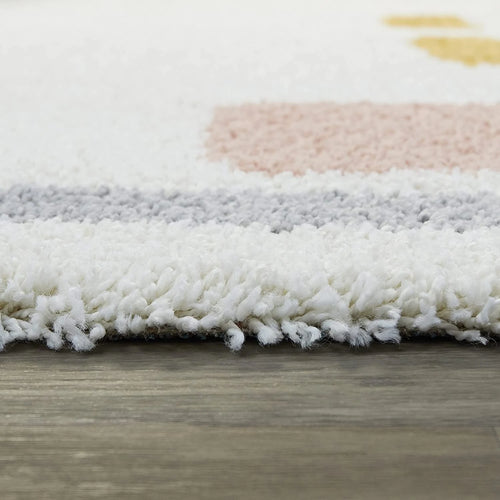 Atlas Ivory Modern Plush Shag Rug - Image 2