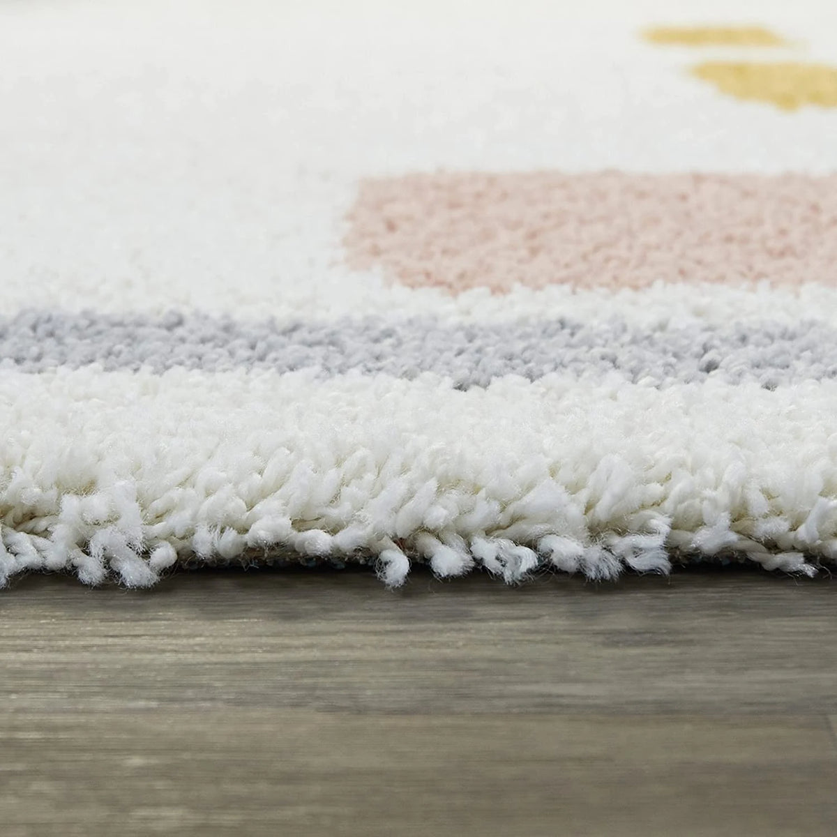 Atlas Ivory Modern Plush Shag Rug - Image 6