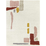 Atlas Ivory Modern Plush Shag Rug - Image 7