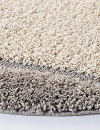Augustan BEIGE & OFF IVORY Ripple Collection Plush Shag Rug - Image 2