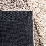 Augustan BEIGE & OFF IVORY Ripple Collection Plush Shag Rug Round Rug - Image 7