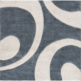 Augustan SLATE GREY Ripple Collection Plush Shag Rug - Image 6
