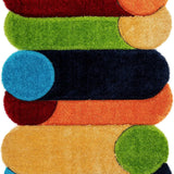 Baseball irregular Shags Plush Shag Rug - Image 2