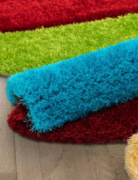 Baseball irregular Shags Plush Shag Rug - Image 3