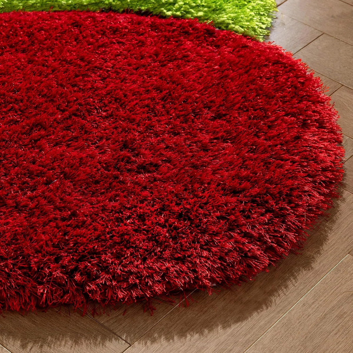 Baseball irregular Shags Plush Shag Rug - Image 4