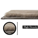 Beige, Taupe Faux Rabbit Fur Rug - Image 6
