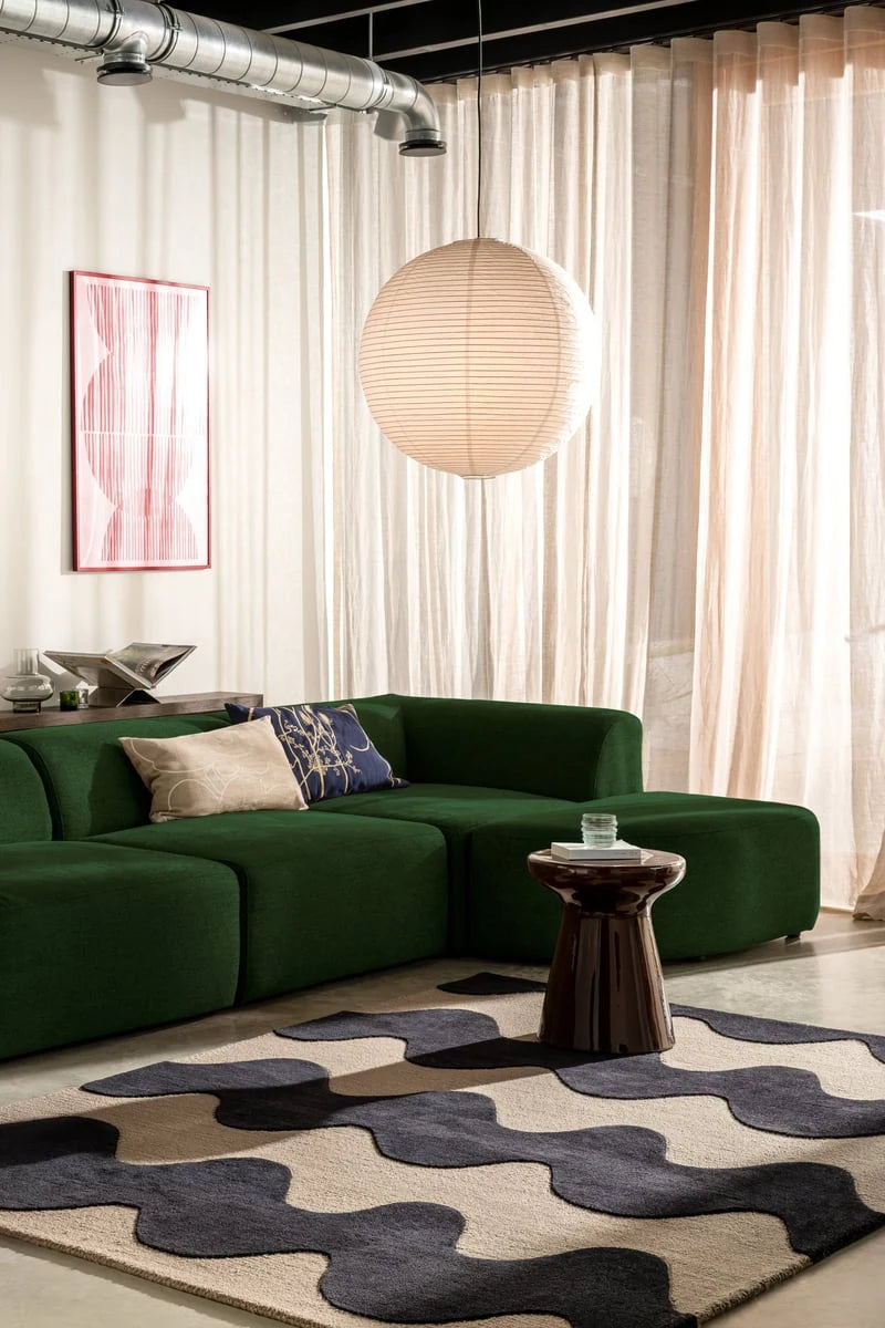 Belake Modern Hand-Tufted Wool Rug - Image 1