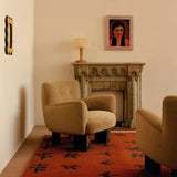 Big Buds Irregular Hand-Tufted Wool Rug - Image 1