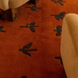 Big Buds Irregular Hand-Tufted Wool Rug - Image 4