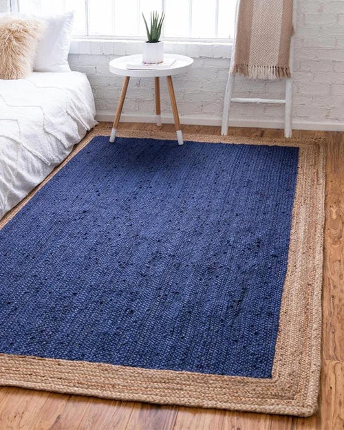 Blue Natural Jute Rug - Image 1