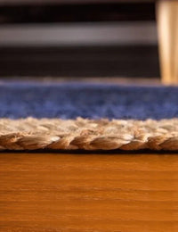 Blue Natural Jute Rug - Image 3