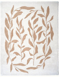 Botanical Floral Hand-Tufted Wool Rug - Image 4