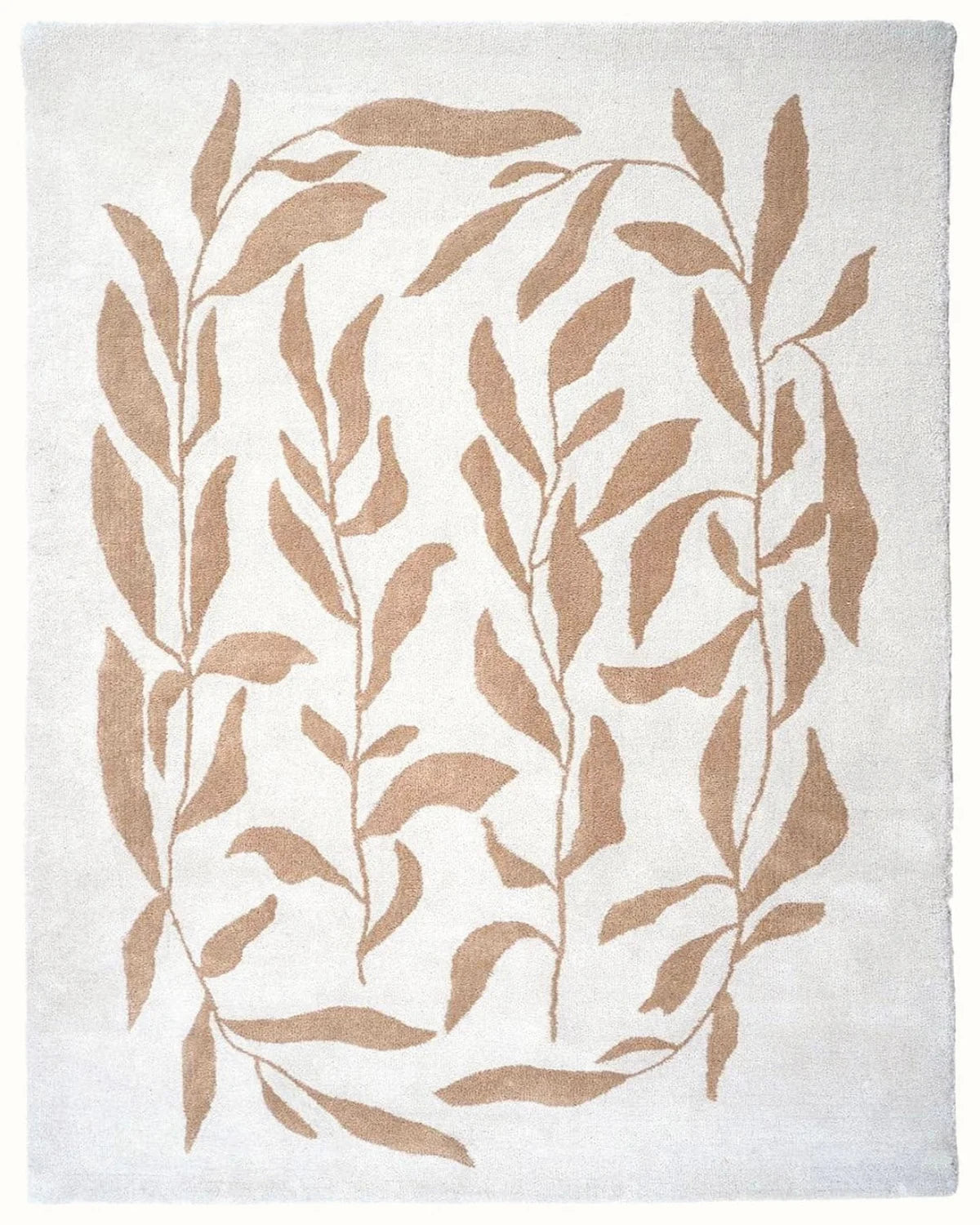 Botanical Floral Hand-Tufted Wool Rug - Image 4