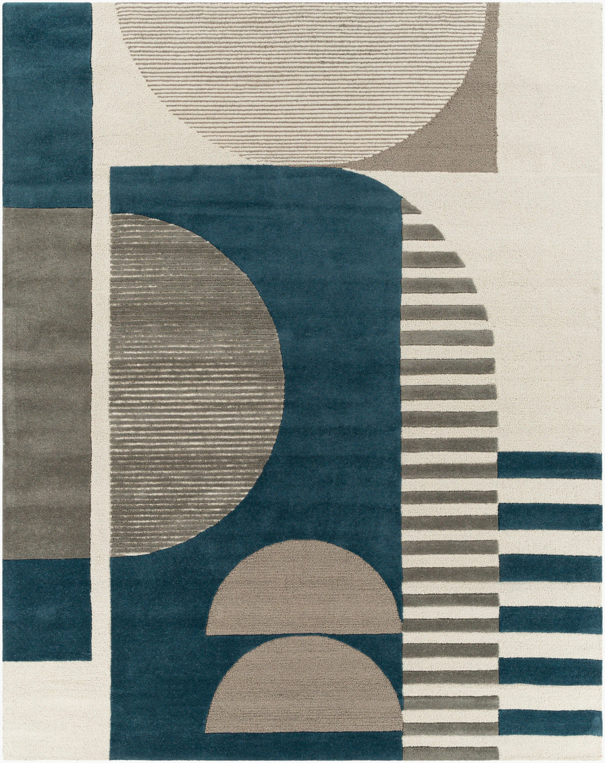 Brooklyn Studio Abstract Hand-Tufted Wool Rug - Image 1