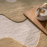 Butter Modern Hand-Tufted Wool Rug - Image 2