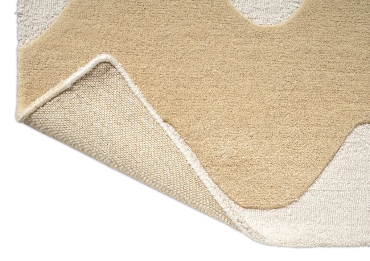 Butter Modern Hand-Tufted Wool Rug - Image 5