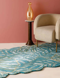 Cadre Irregular Hand-Tufted Wool Rug - Image 1