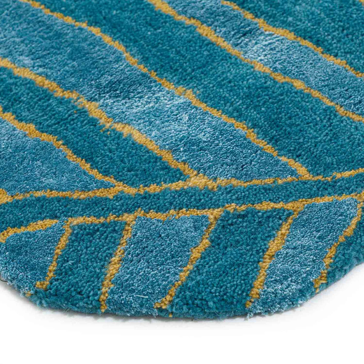 Cadre Irregular Hand-Tufted Wool Rug - Image 4