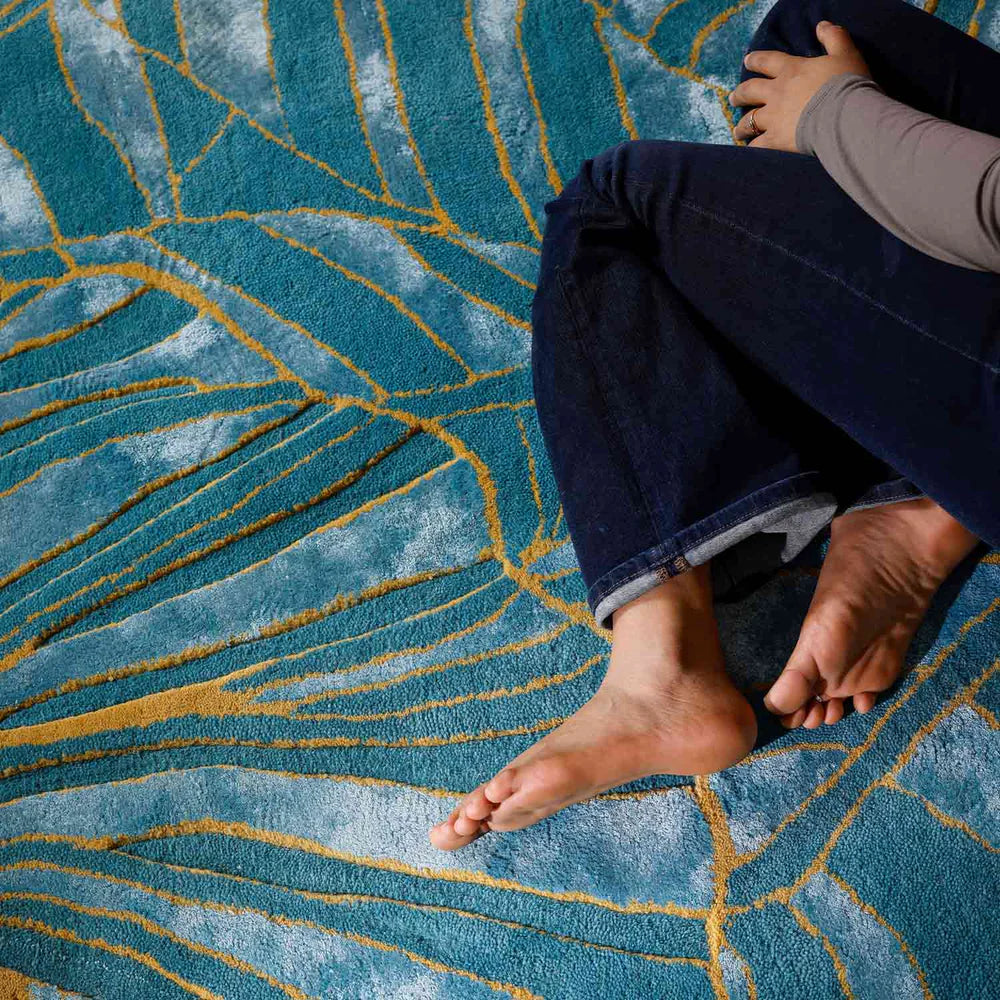 Cadre Irregular Hand-Tufted Wool Rug - Image 8