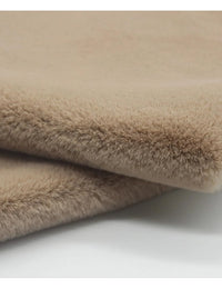 Camel Faux Rabbit Fur Rug - Image 6