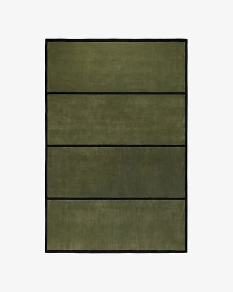 Campus Geometric Hand-Tufted Wool Rug - Image 2