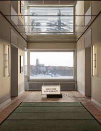 Campus Geometric Hand-Tufted Wool Rug - Image 3