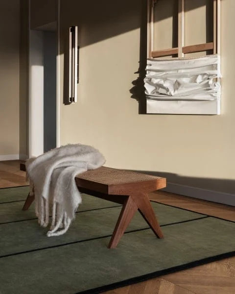 Campus Geometric Hand-Tufted Wool Rug - Image 5