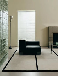 Cansas Geometric Hand-Tufted Wool Rug - Image 1