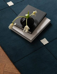 Canvas Geometric Hand-Tufted Wool Rug - Image 1