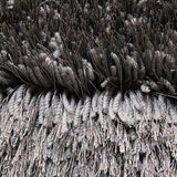 Canvas Grey Solid Plush Shag Rug - Image 6
