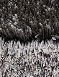 Canvas Grey Solid Plush Shag Rug - Image 6