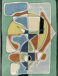 Caprice Abstract Hand-Tufted Wool Rug - Image 2