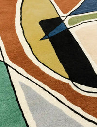 Caprice Abstract Hand-Tufted Wool Rug - Image 3