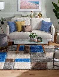 Carlo D Plush Shag Rug - Image 3