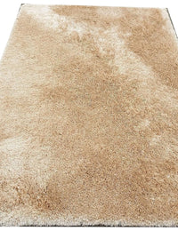 Casper Cream Solid Plush Shag Rug - Image 2