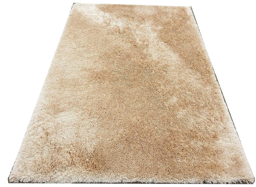 Casper Cream Solid Plush Shag Rug - Image 2