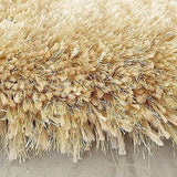 Casper Cream Solid Plush Shag Rug - Image 3