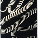 Caviar Abstract Hand-Tufted Wool Rug - Image 1